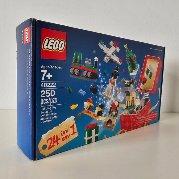 NIB LEGO 40222 Christmas Build-Up 24in1 250pcs FACTORY SEALED! RETIRED! UNIQUE! - Picture 2 of 5
